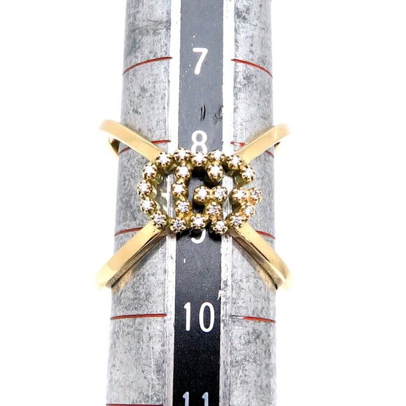 GUCCI Yellow Gold Diamond Ring - Picture 7 of 8